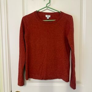 J. Crew Women's burnt orange Long Sleeve Sweater